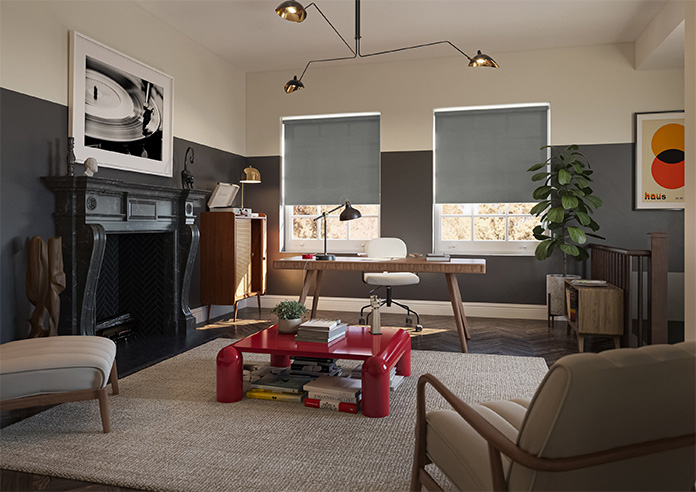 Amalfi, Bastille Grey - Twist&Fit Roller Blind - Image 7